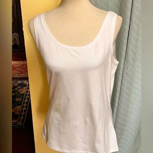 NWT ZOZO Large White Tank Top #YC15 - Picture 6 of 6